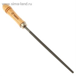 Напильник "TUNDRA basic" деревянная рукоятка, круглый 200 мм 1002708 - фото 11945