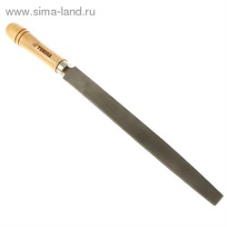 Напильник "TUNDRA basic" деревянная рукоятка, плоский 250 мм 1002721 - фото 11950