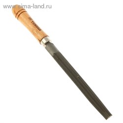 Напильник "TUNDRA basic" деревянная рукоятка, полукруглый 150 мм 1002723 - фото 11952