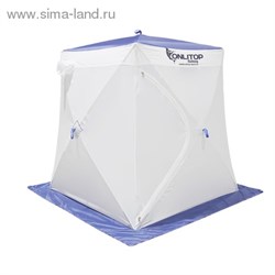 Палатка Призма 150 (1-сл) "стандарт" алюминий, бело-синяя 1176213 - фото 13088