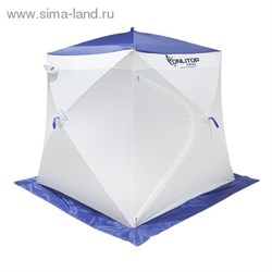 Палатка Призма 170 (1-сл) "Стандарт" В95Т1, бело-синяя   1176217 - фото 13096