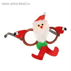 Очки карнавальные "Дед мороз" - фото 14174