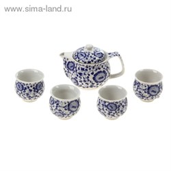 Набор для чайной церемонии 5 предметов "Традиция" (чайник 400 мл, чашка 50 мл) - фото 14662