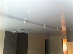 Натяжной потолок Бельгия 2,7-3,2 матовый белый 6-10м кв с пластиковым багетом - фото 5925
