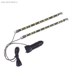 Подсветка салона LED, SD-035, 9 LED, 12V, свет белый, цвет корпуса черный 726843 - фото 6429