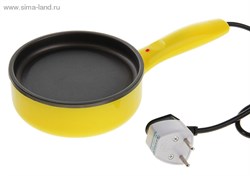 Электрическая сковородка 400Вт, d=14 см, (220В) желтая 161893 - фото 6556