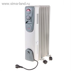 Радиатор электрический Irit IR-07-1507, маслянный, 1,5кВт, 7 секций, 15 кв.м   892308 - фото 6959