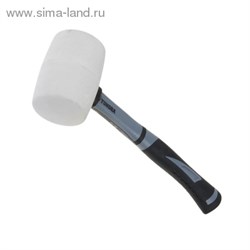 Киянка "TUNDRA premium" фибергласовая рукоятка, белая резина 500г 881758 - фото 8348