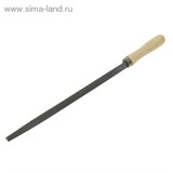 Напильник, 300 мм, трехгранный, деревянная ручка// СИБРТЕХ 1085887