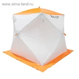 Палатка Призма 170 (2-сл) "Стандарт" Композит, бело-оранжевая 1176218