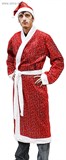 Карнавальный костюм "Дед Мороз" со звездочками, размер 50-52