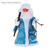 Дед Мороз в голубой шубе со снежинками (русская мелодия)