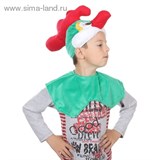 Детский карнавальный костюм "Петух": шапка, накидка на липучке