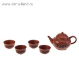 Набор для чайной церемонии 5 предметов "Дракон" (чайник 200 мл, чашка 25 мл)