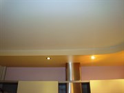 Натяжной потолок Бельгия 2,7-3,2 матовый белый 10-14м кв с пластиковым багетом
