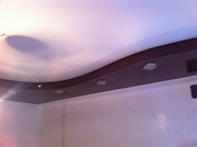 Натяжной потолок Бельгия 2,7-3,2 глянцевый  белый 6-10м кв с пластиковым багетом