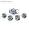 Набор для чайной церемонии 5 предметов "Синий цветок" (чайник 400 мл, чашка 50 мл) - фото 14655