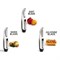 Многофункциональный нож для чистки овощей Three Blade Peeler - фото 20665 Многофункциональный нож для чистки овощей Three Blade Peeler - фото 20665