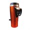 Автокружка с подогревом от прикуривателя и USB 450мл, оранж - фото 25786