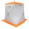 Палатка Призма 150 (3-сл) стежка 210/100 "люкс" композит, бело-оранжевая   1225546 - фото 6830