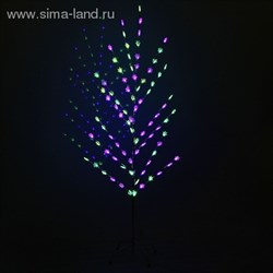 Светодиодный куст улич. 1,5 м, "Снежинка", 84 LED, 220V, моргает RG/RB - фото 13928