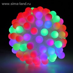 Фигура "Шар из шариков" 15х15 см, , 100 LED, 240V МУЛЬТИ - фото 13984