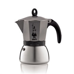 Гейзер Bialetti "Moka Induzione antacite" 6 порций (240 мл.) - фото 29304