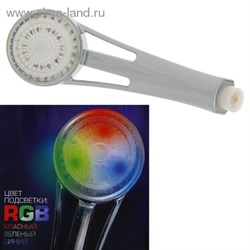 Лейка на душ с подсветкой LED RGB c датчиком температуры LD-002 - фото 6322