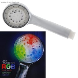 Лейка на душ с подсветкой LED RGB c датчиком температуры LD-007 - фото 6327