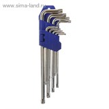 Набор ключей TORX "TUNDRA comfort" T10 - T50 9 штук длинные 882086