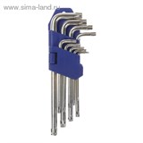 Набор ключей TORX "TUNDRA comfort" T10 - T50 9 штук удлиненные 882085