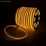 Гибкий неон, 12*24мм, 50 м, LED/м-80-220V, ЖЕЛТЫЙ