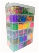 Набор для плетения из резиночек Loom Bands "Огромный" 6-ти этажный (40000 шт) Biggest set