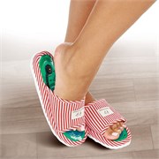 Тапочки массажные «Шиацу» женские (massager slipper 25cm)